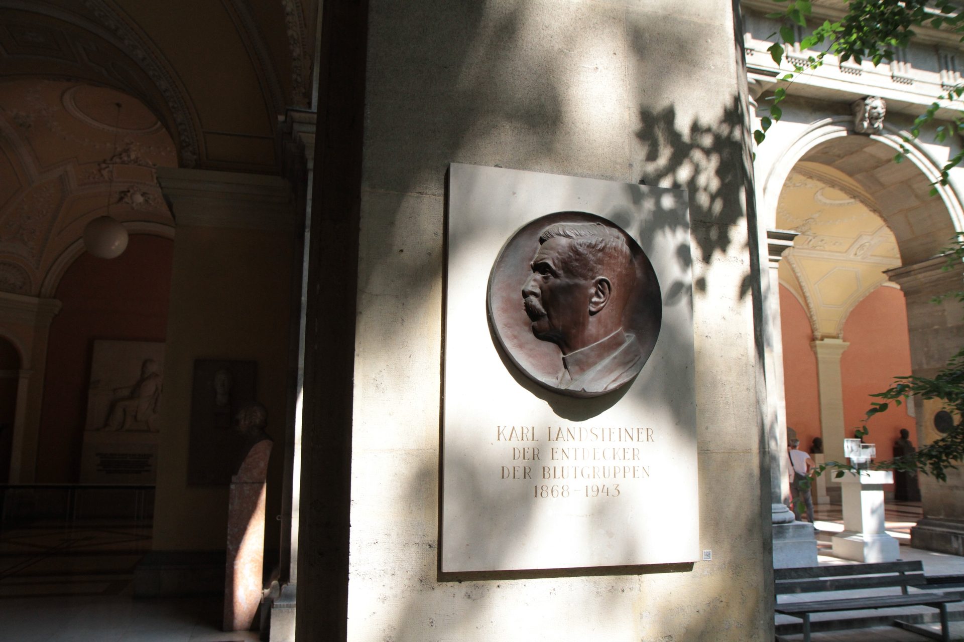 Karl%20Landsteiner%27s%20medallion%2C%20Medical%20monuments%20B%2C%20UNI%20Vienna%20-%2001.JPG